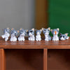 8 PIECES MINIATURE CAT HOME DECOR