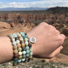 Buddhist Amazonite Mala Bracelet/Necklace