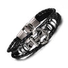 Anchor Bracelet Black -  Charm Bracelets Men Jewelry