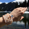 Buddhist Rose Quartz Mala Bracelet/Necklace (108 beads)