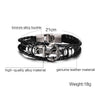Anchor Bracelet Black -  Charm Bracelets Men Jewelry