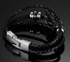 Anchor Bracelet Black -  Charm Bracelets Men Jewelry