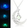 Crescent Moon Glow Necklace