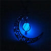 Crescent Moon Glow Necklace