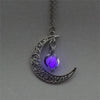 Crescent Moon Glow Necklace