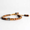 Tibetan Mantra Natural-Wood Mala Beads Bracelet