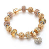 Luxury Crystal Heart Charm Bracelets - Women Jewellery