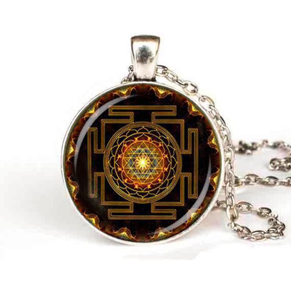 Sacred Sri Yantra Necklace + Pendant – CheGo Jewelry Store