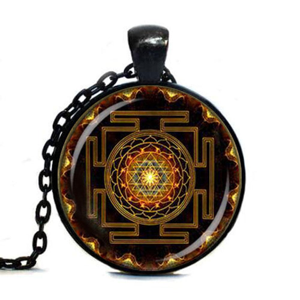 Sacred Sri Yantra Necklace + Pendant
