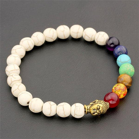White Turquoise Stone Bracelet