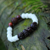 Wind white Bodhi Root beads bracelet