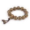 Ancient Lotus Vintage Tibetan Beads Bracelets For Men