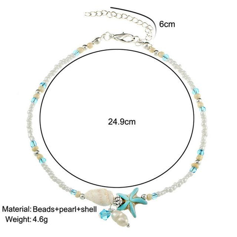 Bohemia Bead Shell Anklet Foot Jewelry