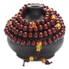 108 Natural Sandalwood Multilayer Beaded Stretch