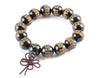 Natural Wood Compassion Mantra Bracelets For Men