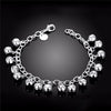 Charm Bracelet with all Charms, White Gold