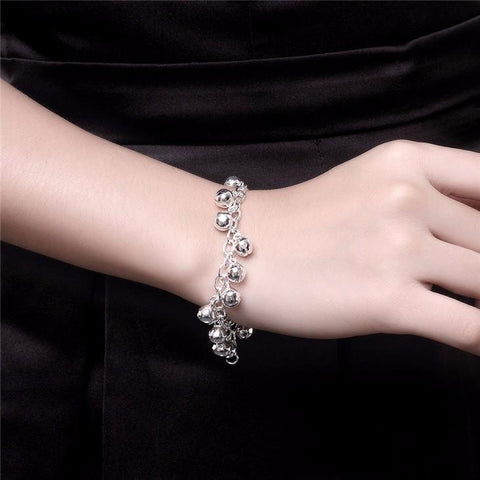 Charm Bracelet with all Charms, White Gold