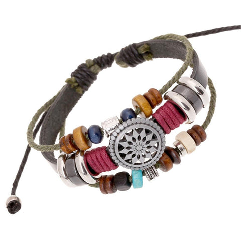 Tibetan Silver Multilayer Bracelet