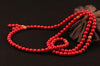 108 Natural Cinnabar Prayer Beads Tibetan Buddhist Buddha Bracelet