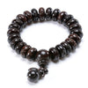 Hand Carved Six Words Tibetan Buddhist Mala - Bracelets For Men